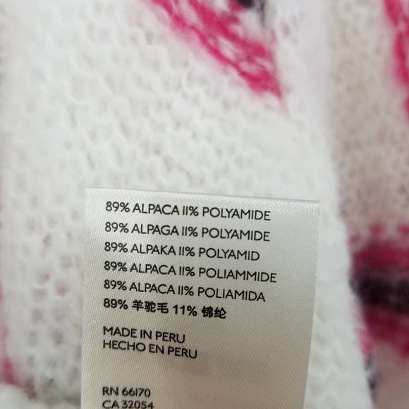 Free People Hockley Stripe Sweater in Evening Cream Peaches NEW WITH TAGS - Picture 5 of 9